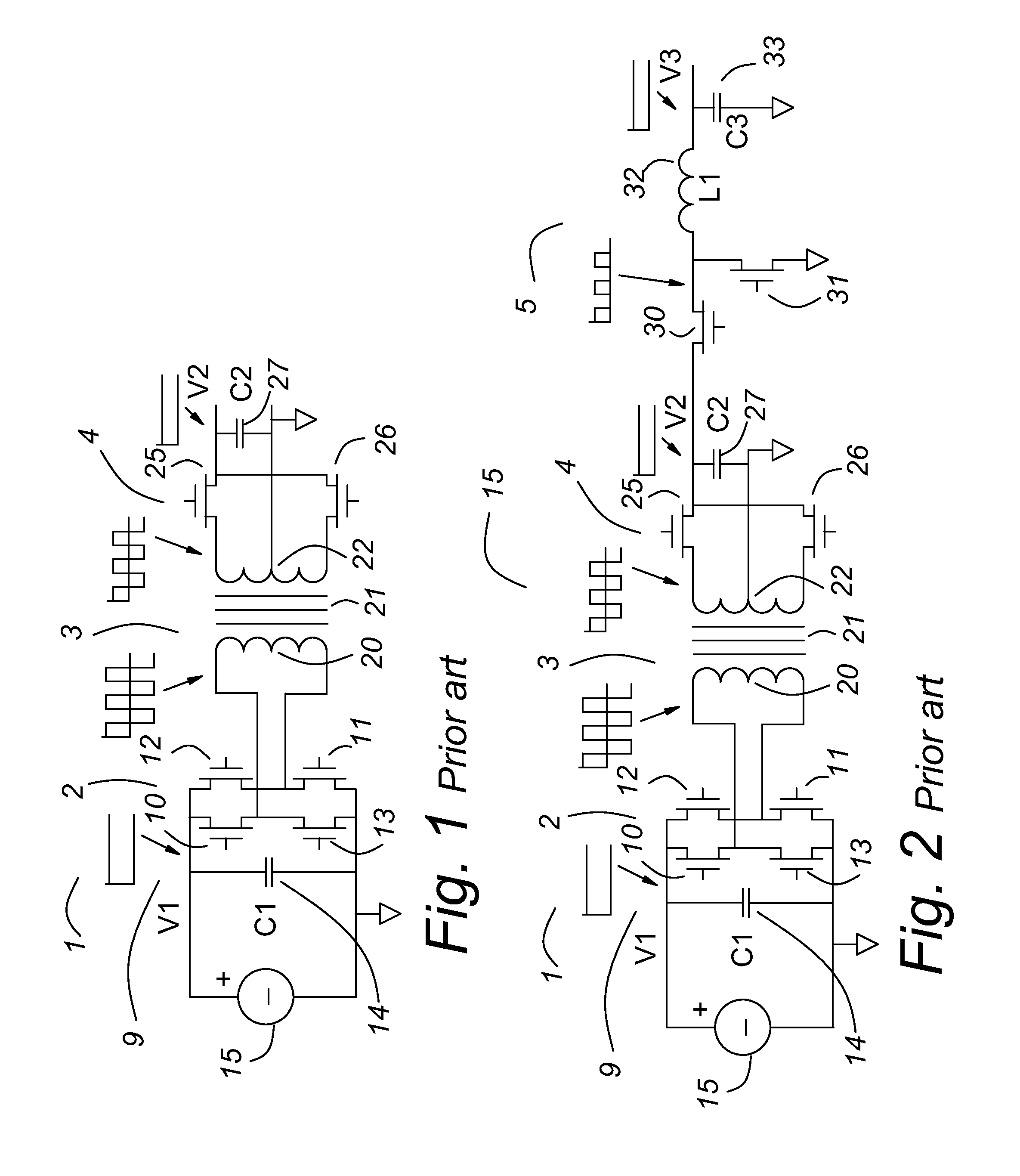 High frequency square-wave power distribution system