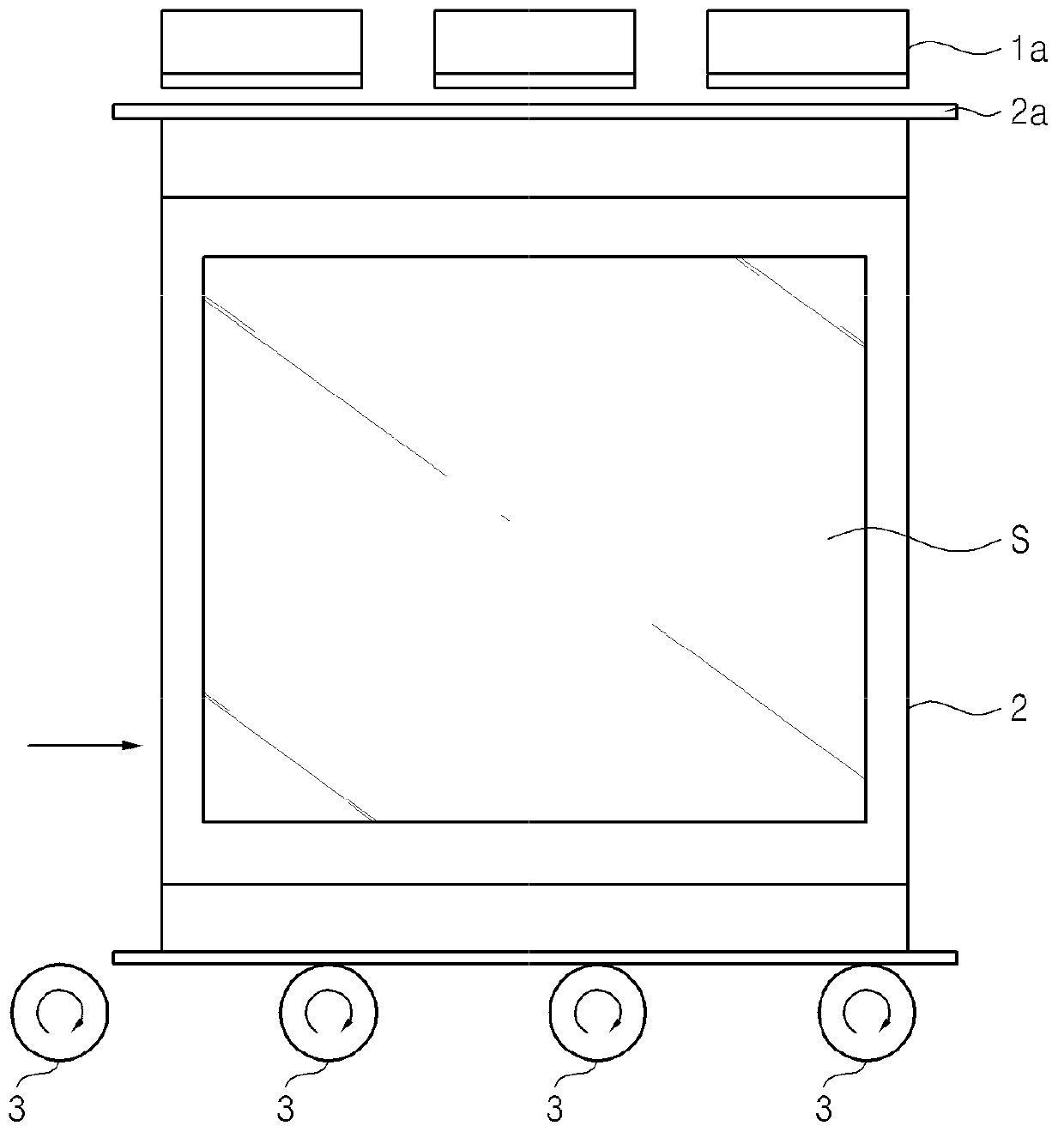 Device used for conveying substrate