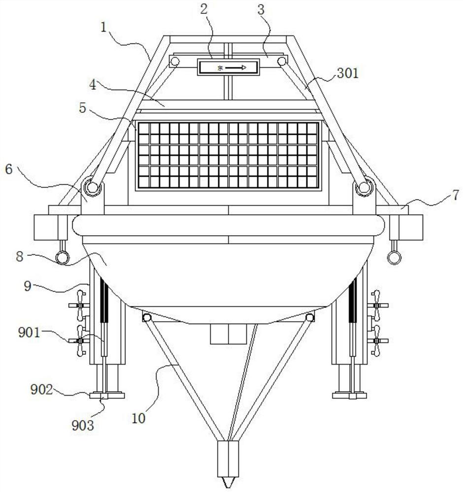 A seawater detection device for marine plankton survey