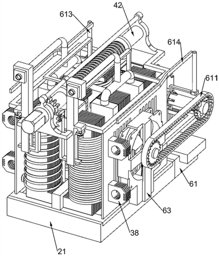 Transformer iron core structure and power transformer