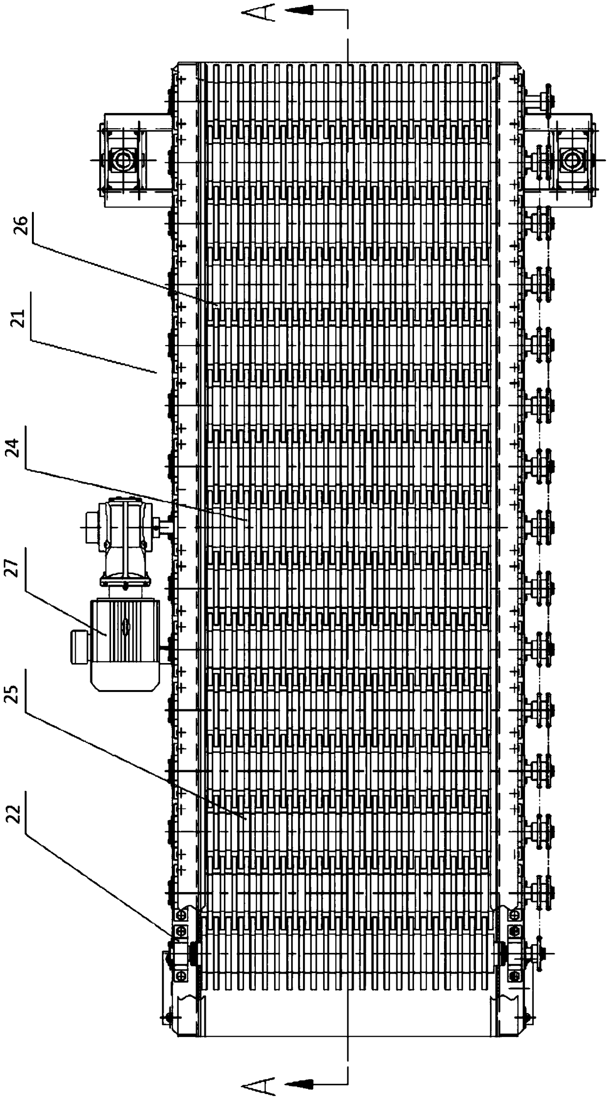 Food waste four-stage sorting and impurity removal system