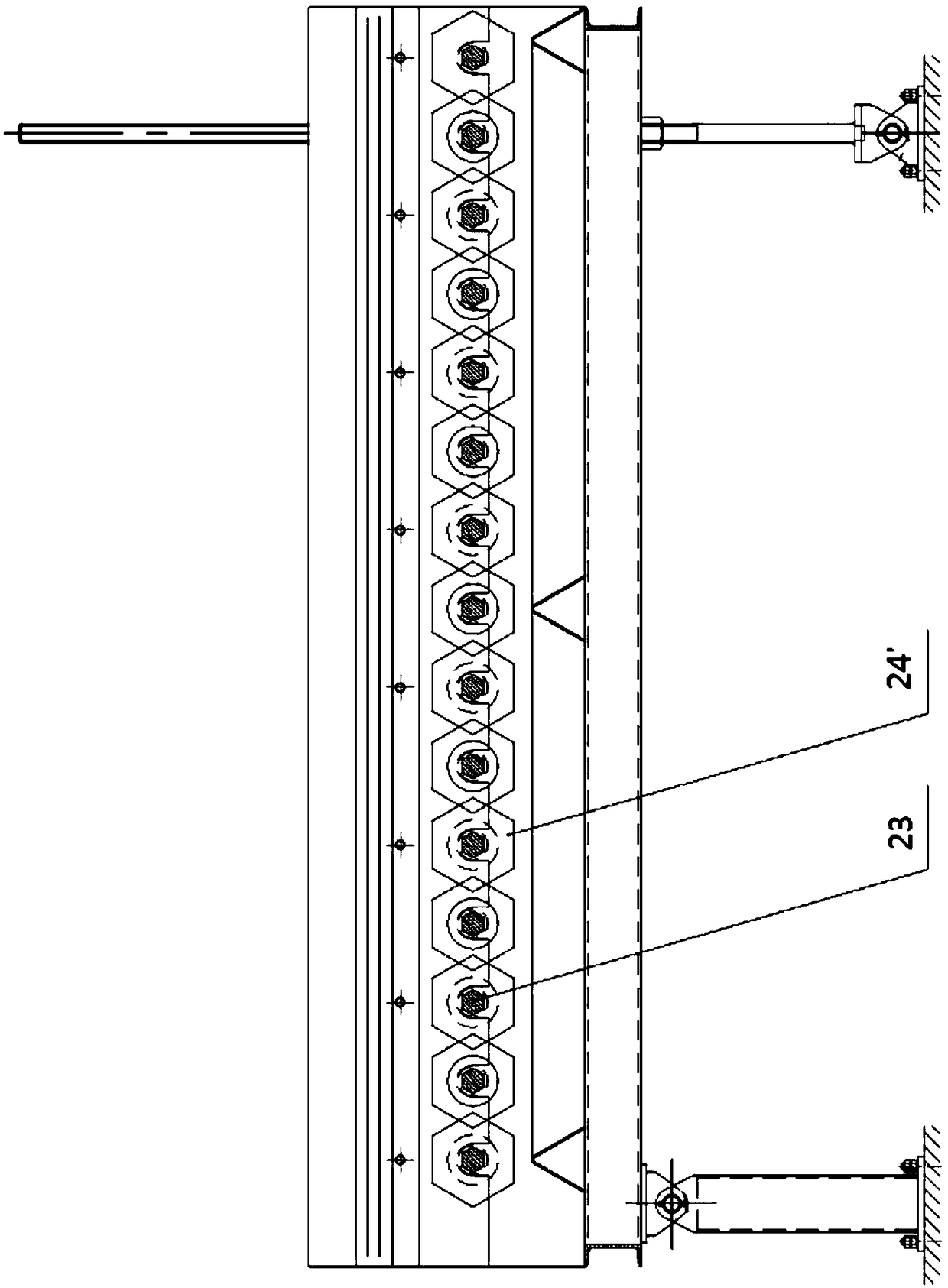 Food waste four-stage sorting and impurity removal system