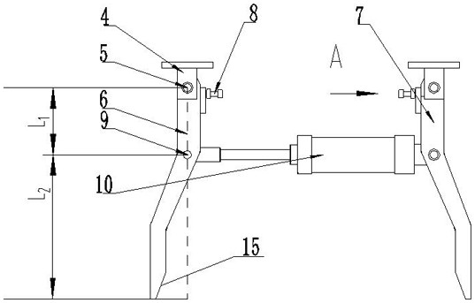 A kind of manipulator unloading brick gripper and unloading method