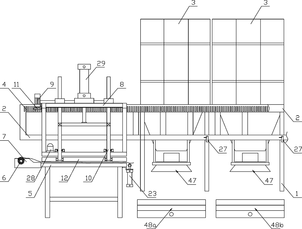 Automatic vacuumized negative pressure molding machine