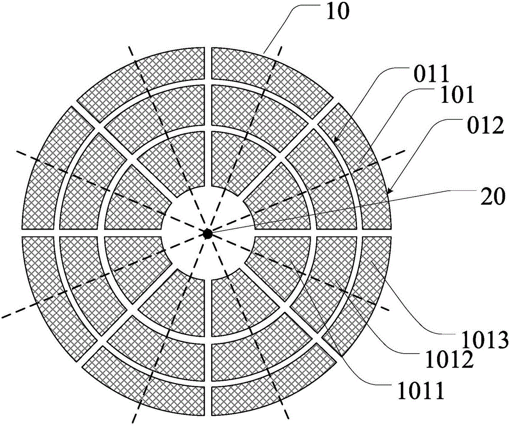 Touch electrode structure, touch screen and display device