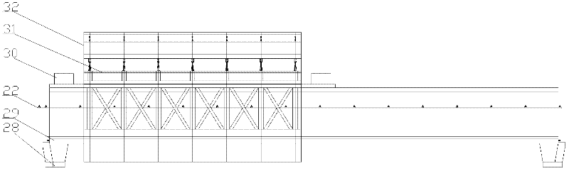 Open type TBM (Tunnel Boring Machine) fullface synchronous lining trolley for hydraulictunnel