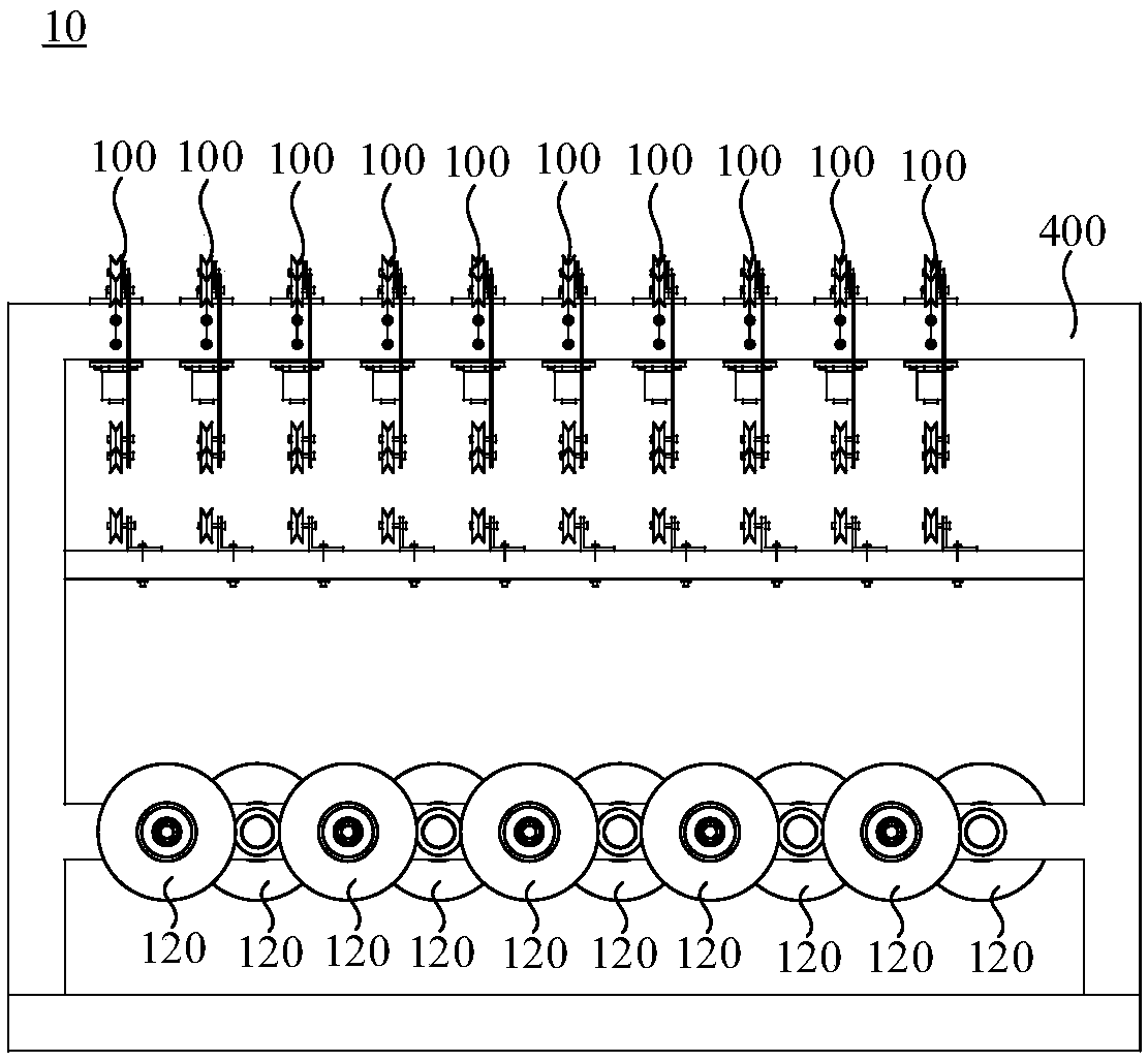 Dereeler, wire stranding system, and wire tension control method