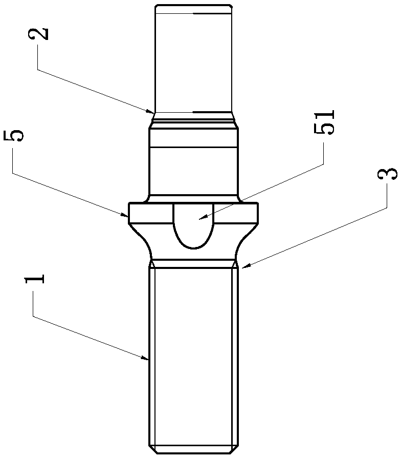 A kind of automobile hub bolt and its processing technology