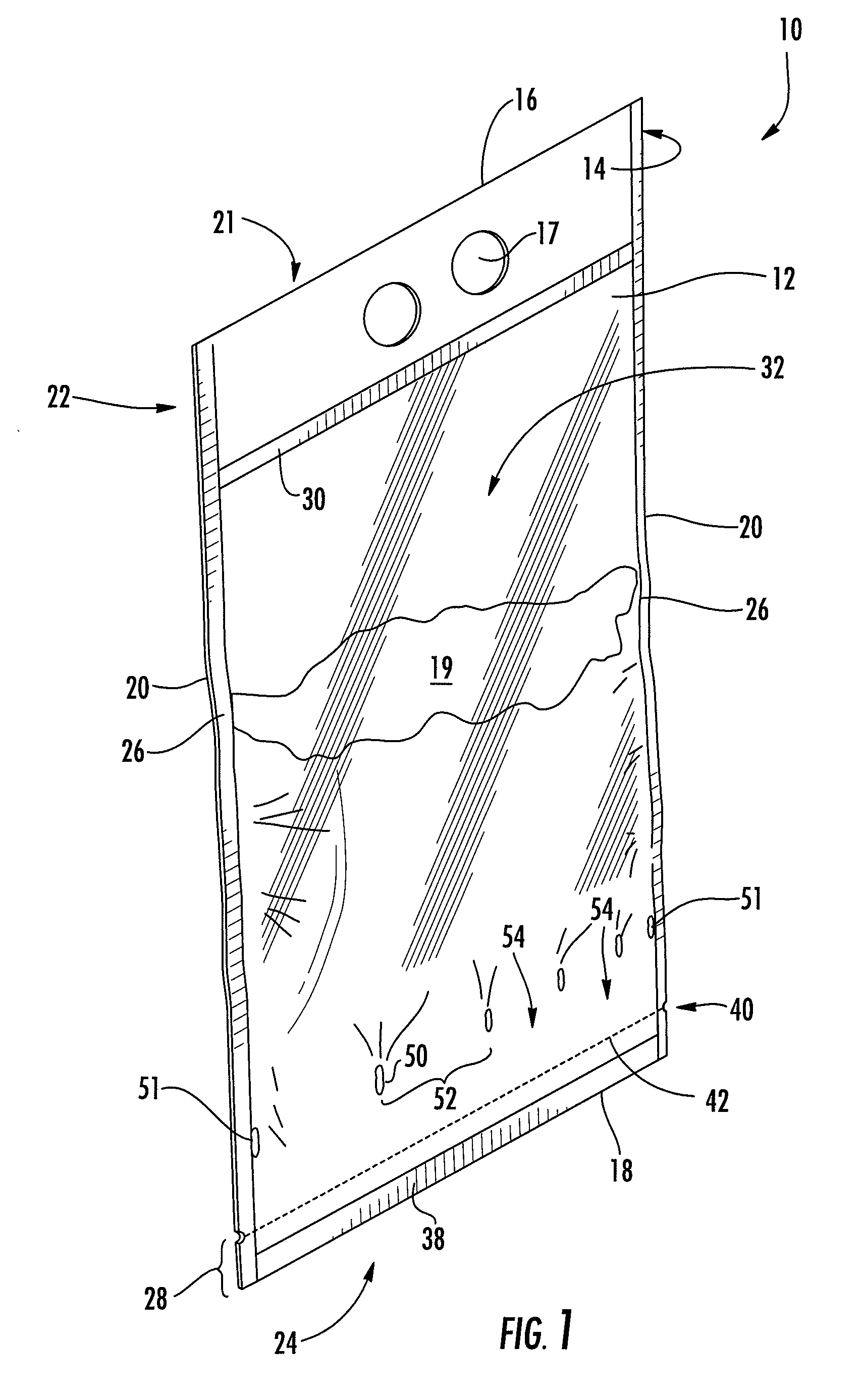 Package for Dispensing a Flowable Particulate Material