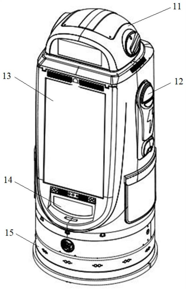 Rotary goods channel and intelligent vending robot comprising same