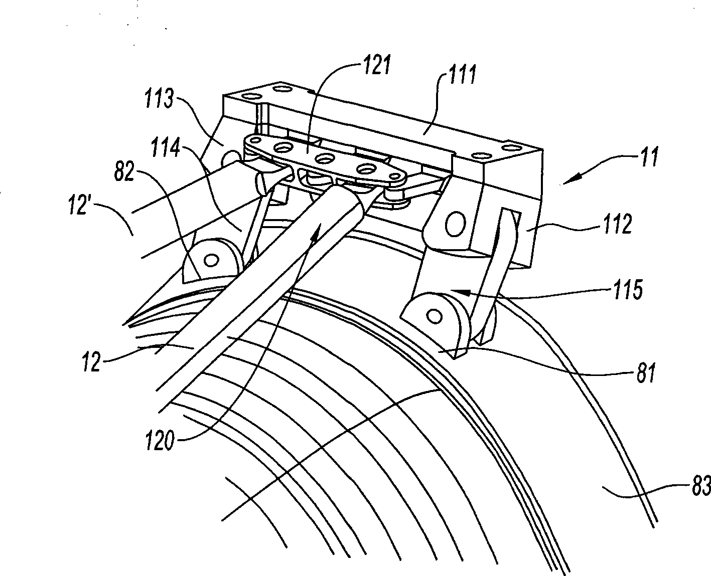 Suspension of a turbojet to an aircraft