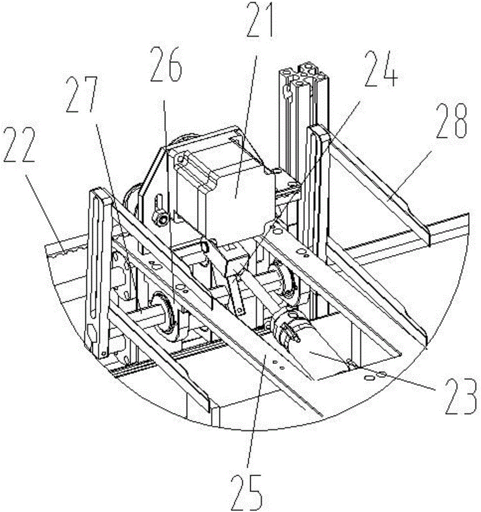 PCB washing mechanism capable of realizing automatic taking and transferring