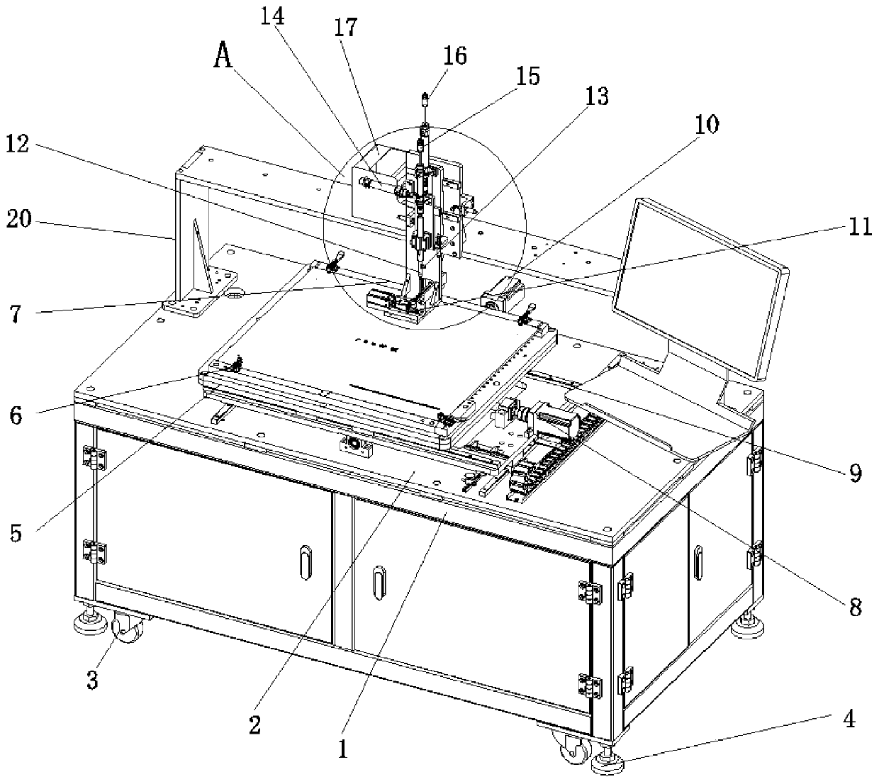 Full-automatic interface board assembly equipment