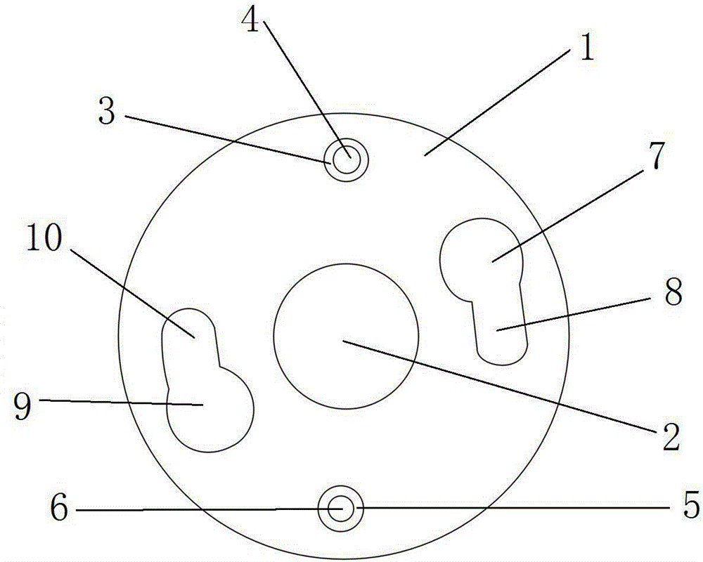 Protection frame pressing plate of a viscosity machine