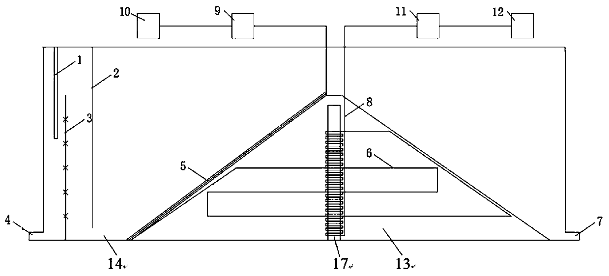 Distributed fiber-based geomembrane breakage leakage quantity monitoring system and monitoring method