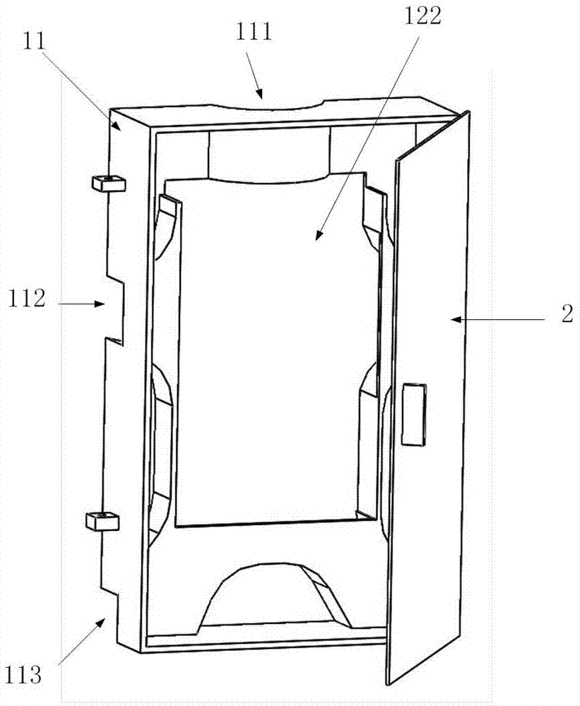 Safe protective cover used after thoracic and abdominal operation