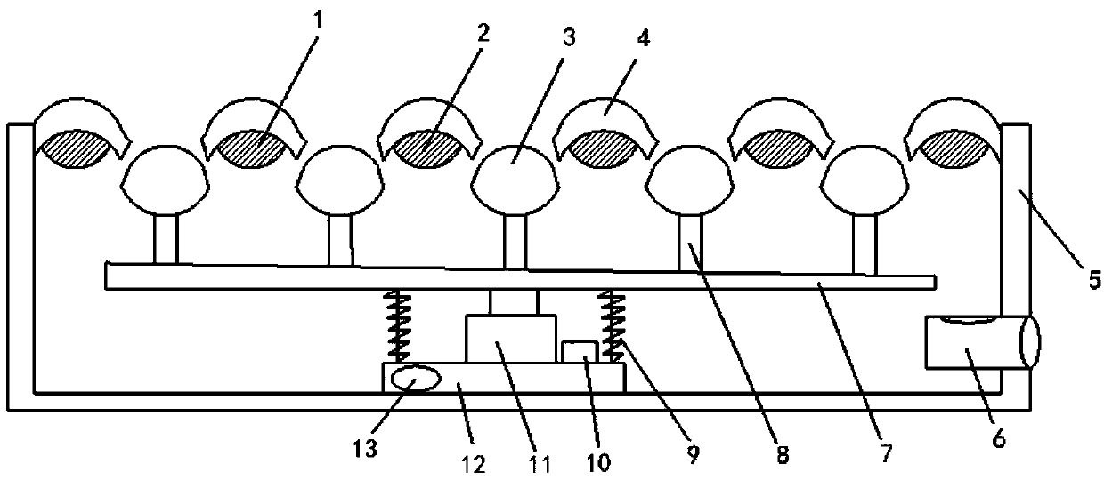 Foot-operated automatic drainage device for urinal