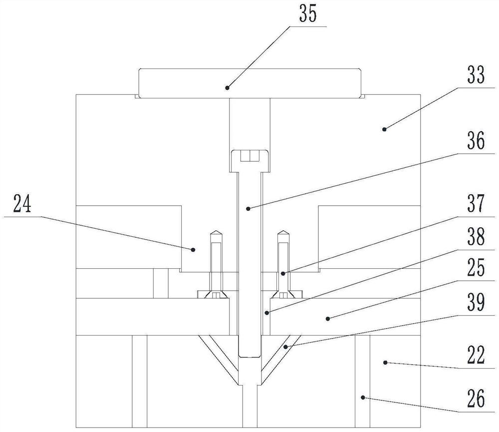 Thin film deposition device and gas distribution mechanism thereof