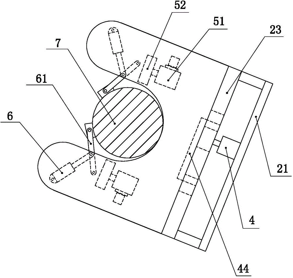 Cement pole erecting device