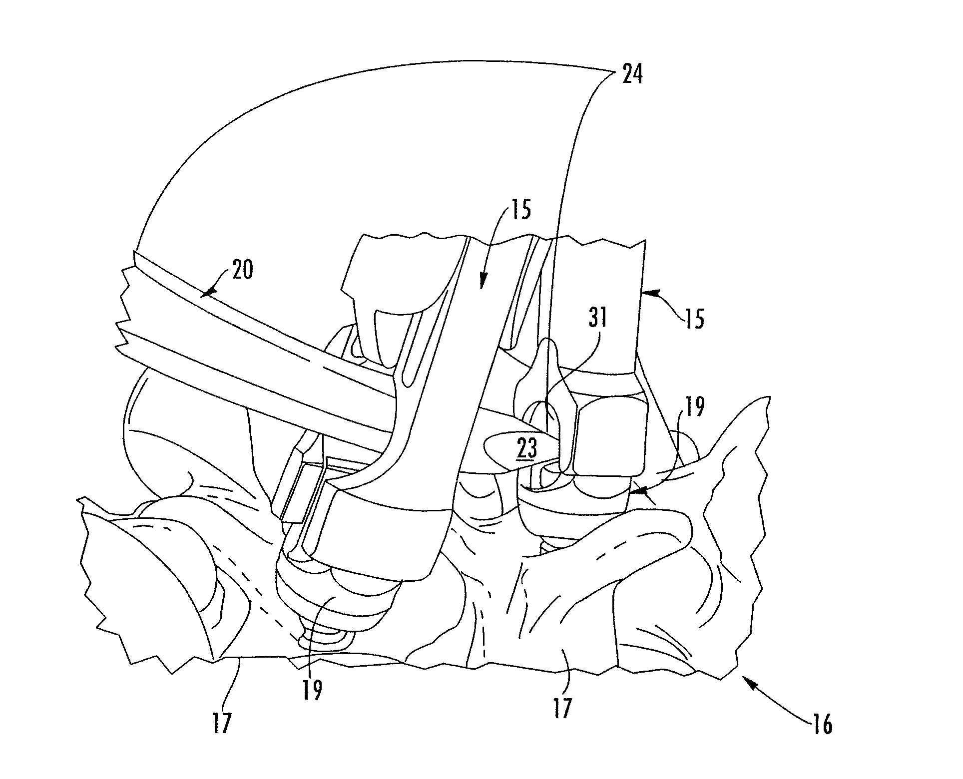 Connecting rod for bone anchors having a bioresorbable tip