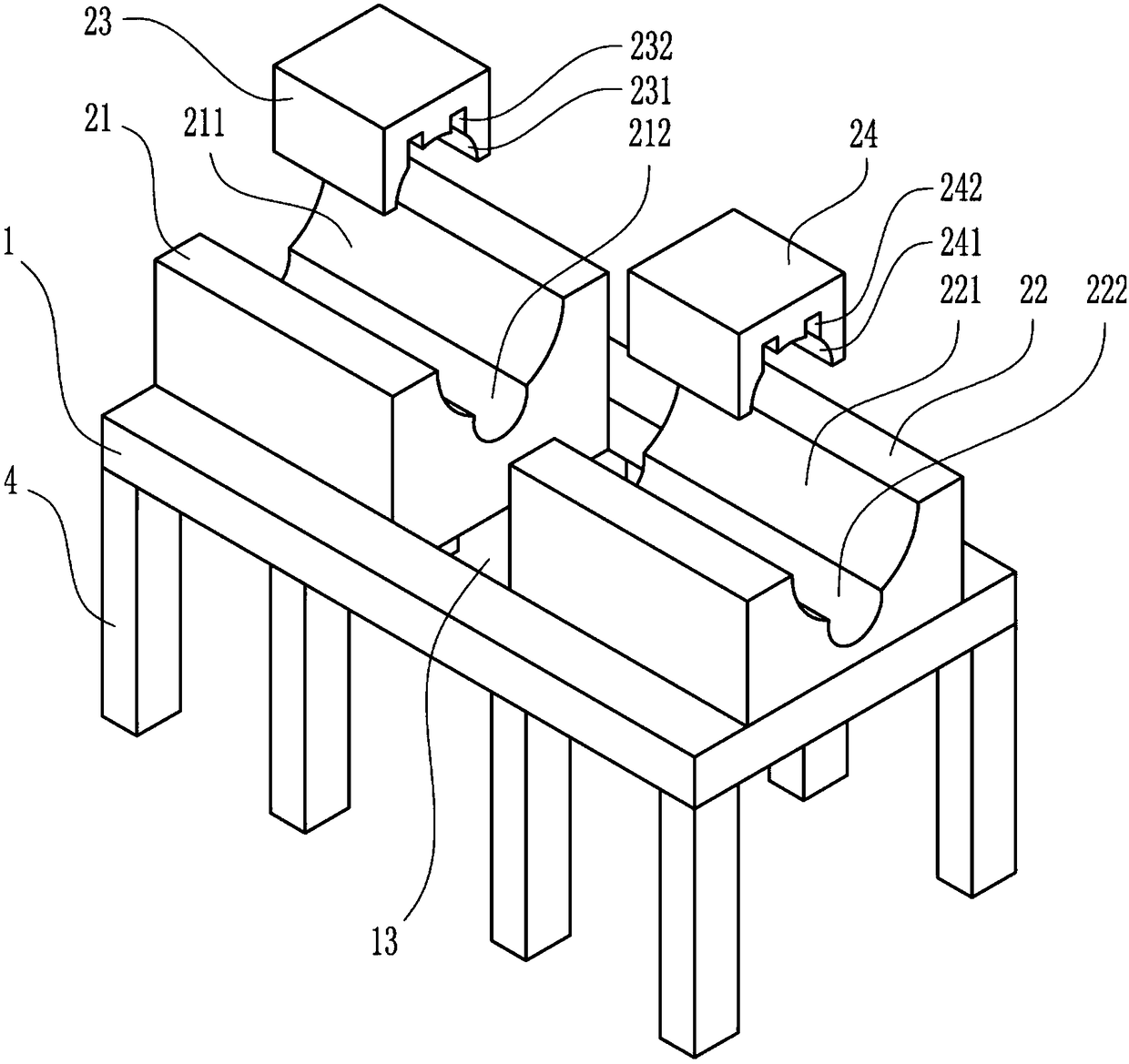 Cutting device for heat exchange tube of chemical heat exchanger