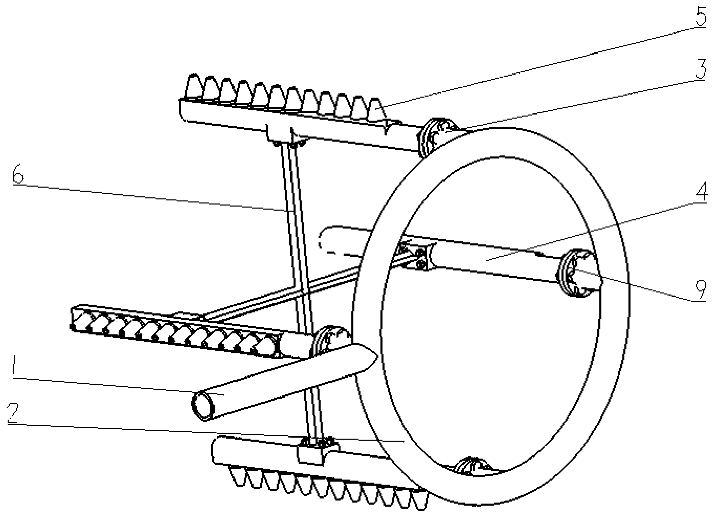 Boiler induced-draft fan soot blower