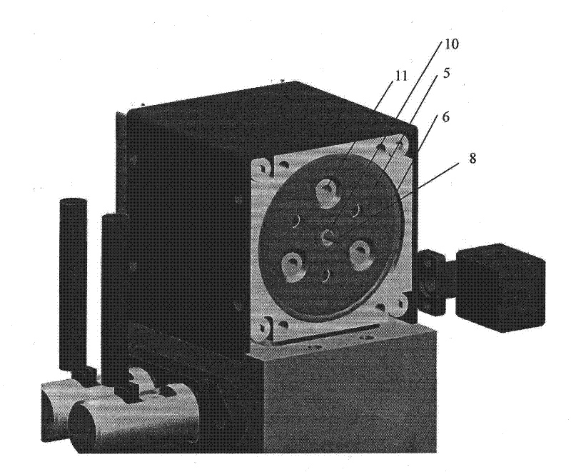 Laser gain module and liquid cooling circulating device used for same