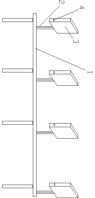 Highway warning device capable of preventing rear-end collision