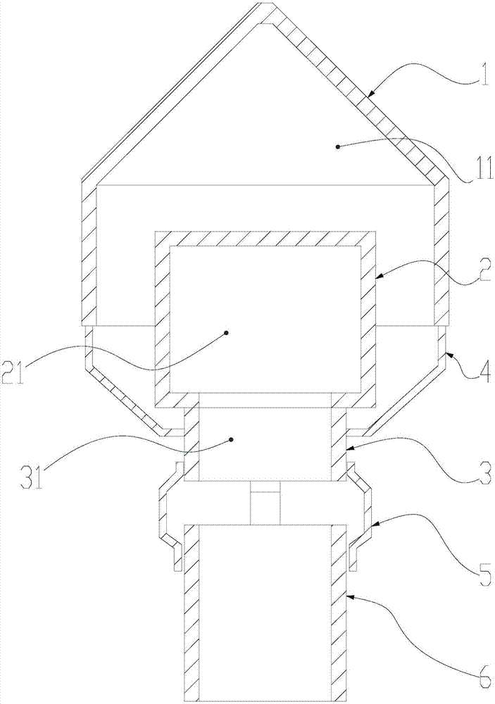 Smoke storage type filtering apparatus