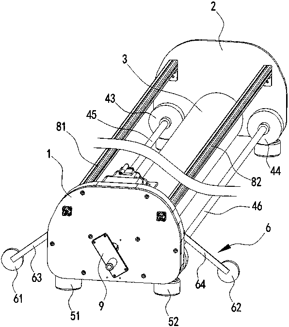 Automatic solar panel cleaning device