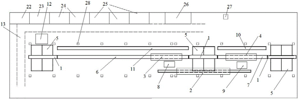 Inside and outside spraying production equipment for pipe and pipe production method