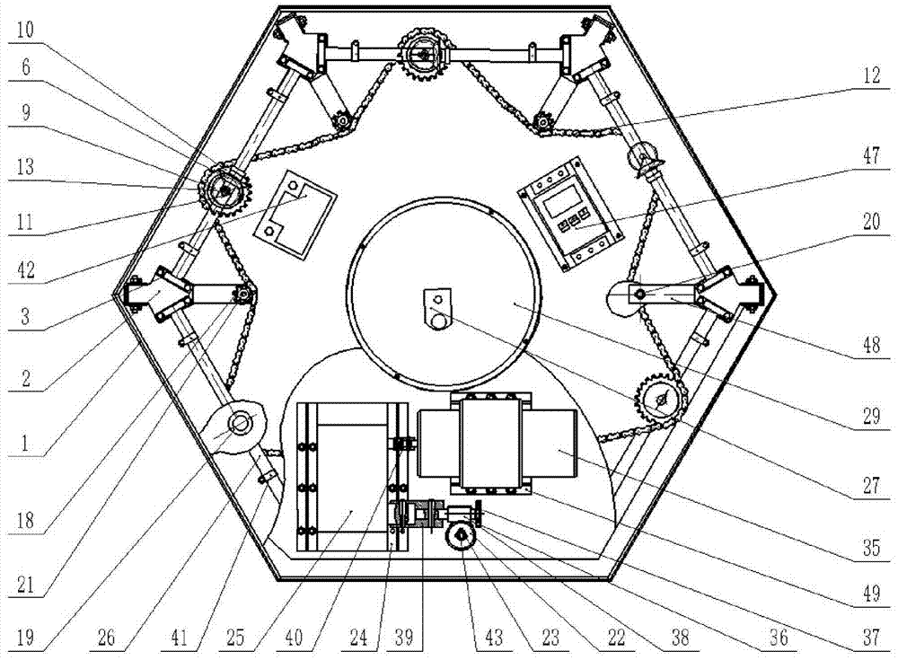 A follow-up petal automatic opening and closing device