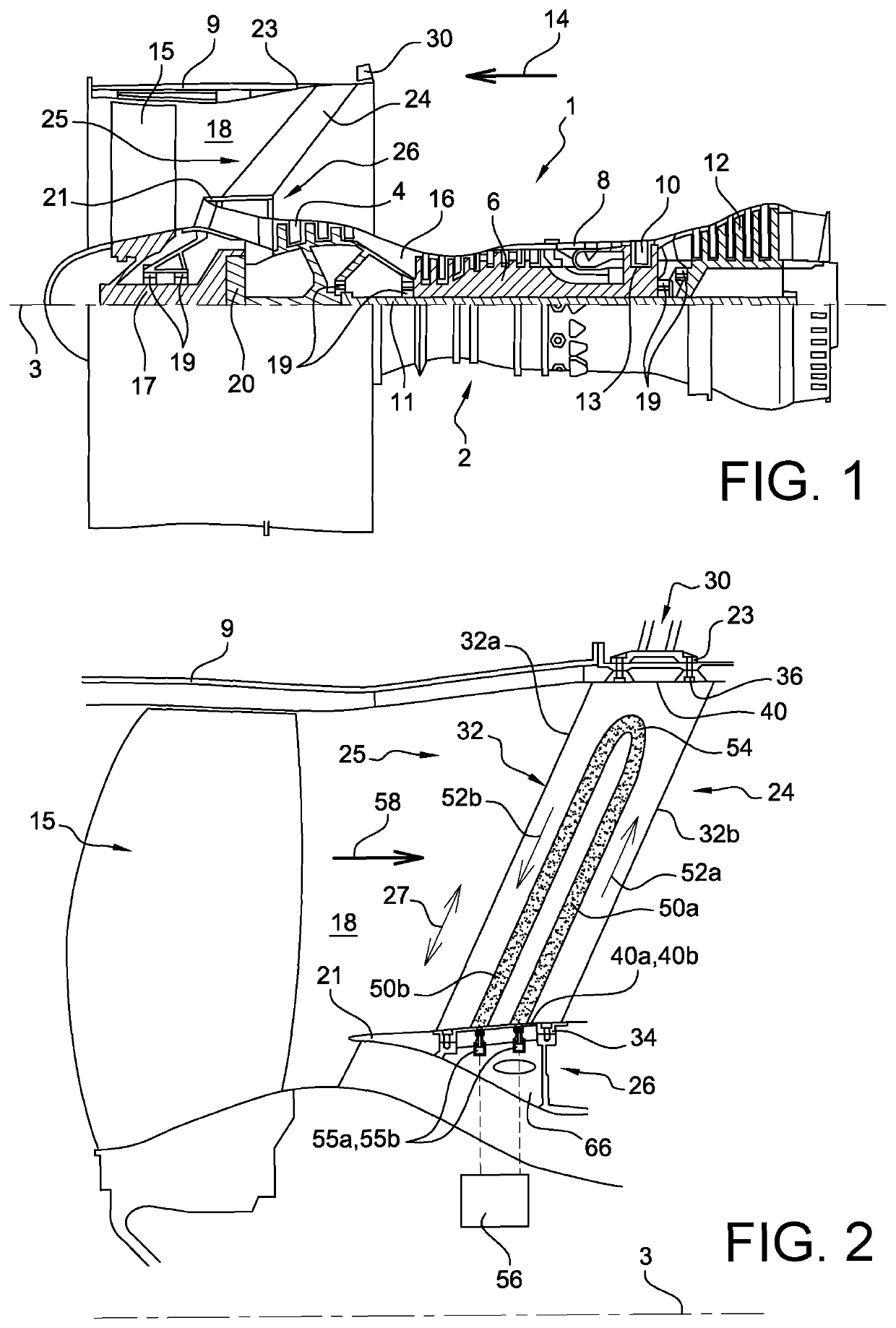 Intermediate case for an aircraft turbomachine comprising a lubricant passage end-piece connected to a case vane by a connection piece