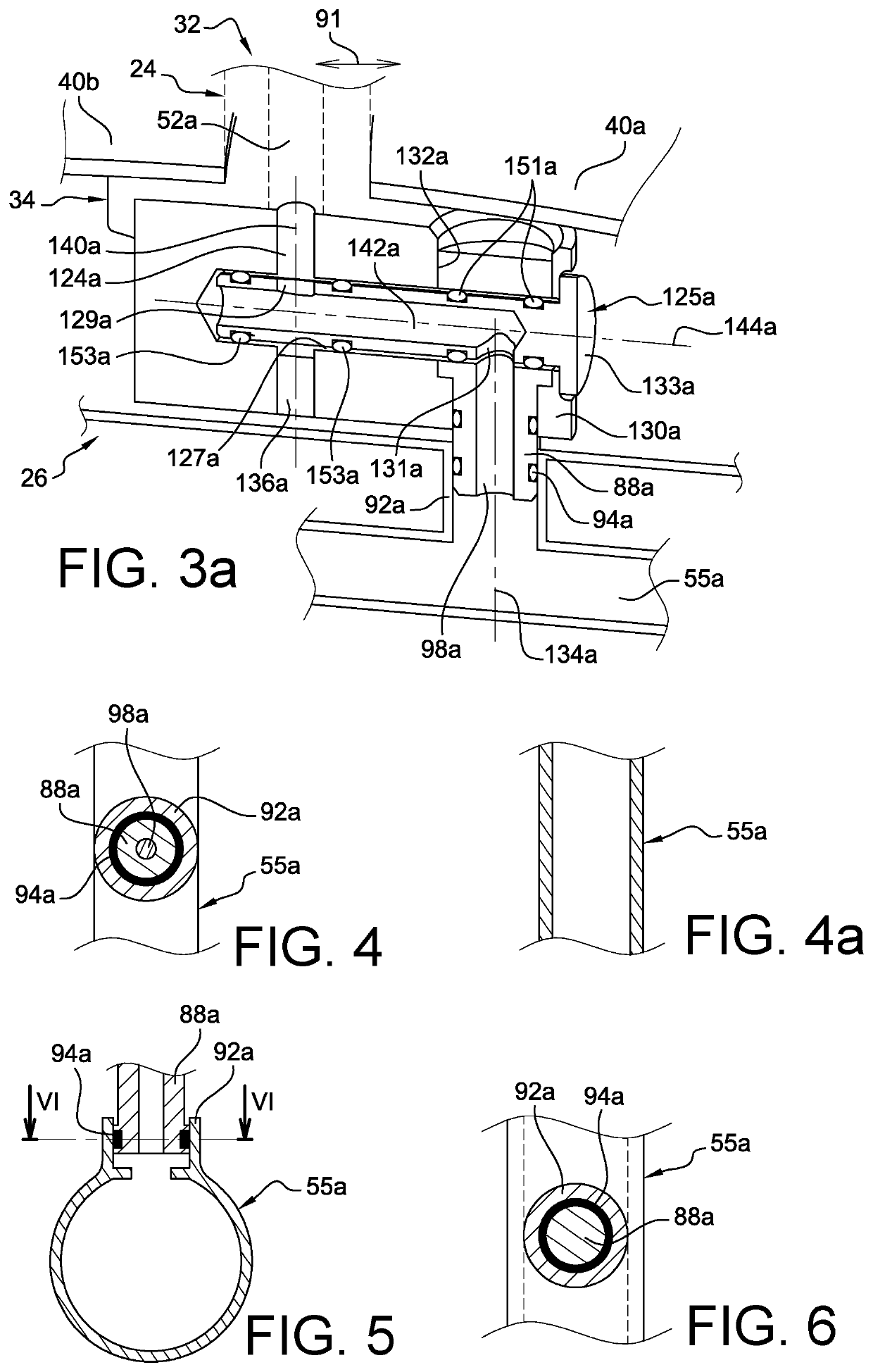 Intermediate case for an aircraft turbomachine comprising a lubricant passage end-piece connected to a case vane by a connection piece