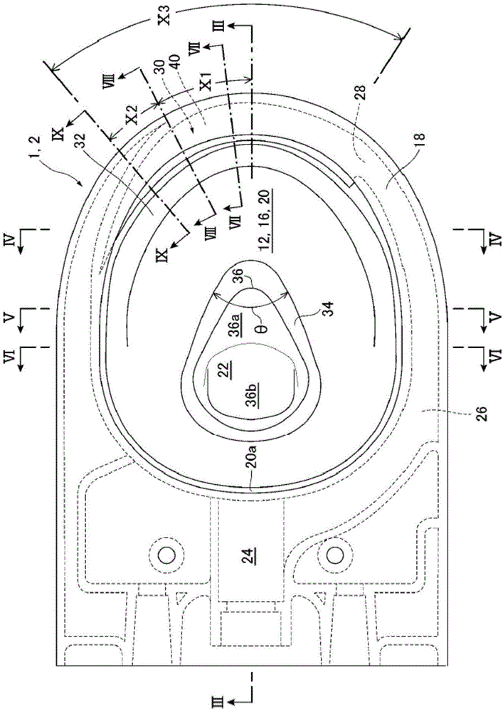 Flushing toilet