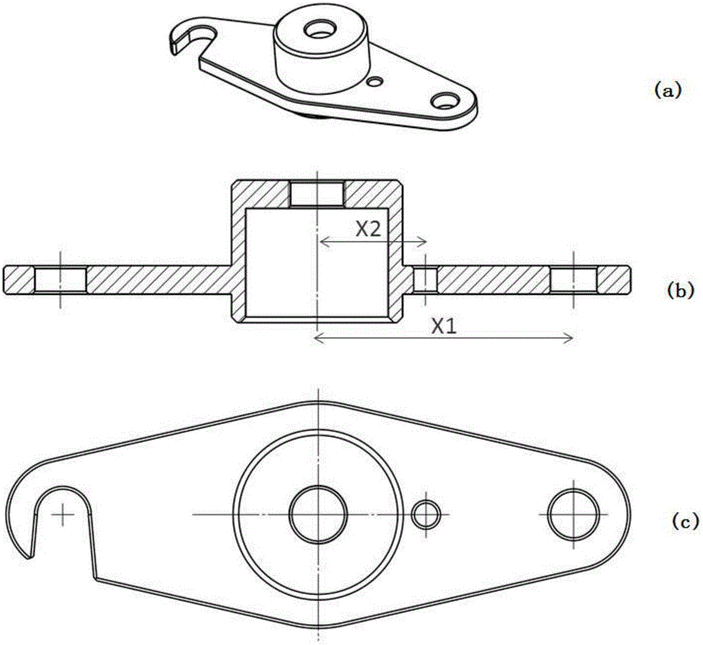 Demounting and mounting device of valve lock clamp