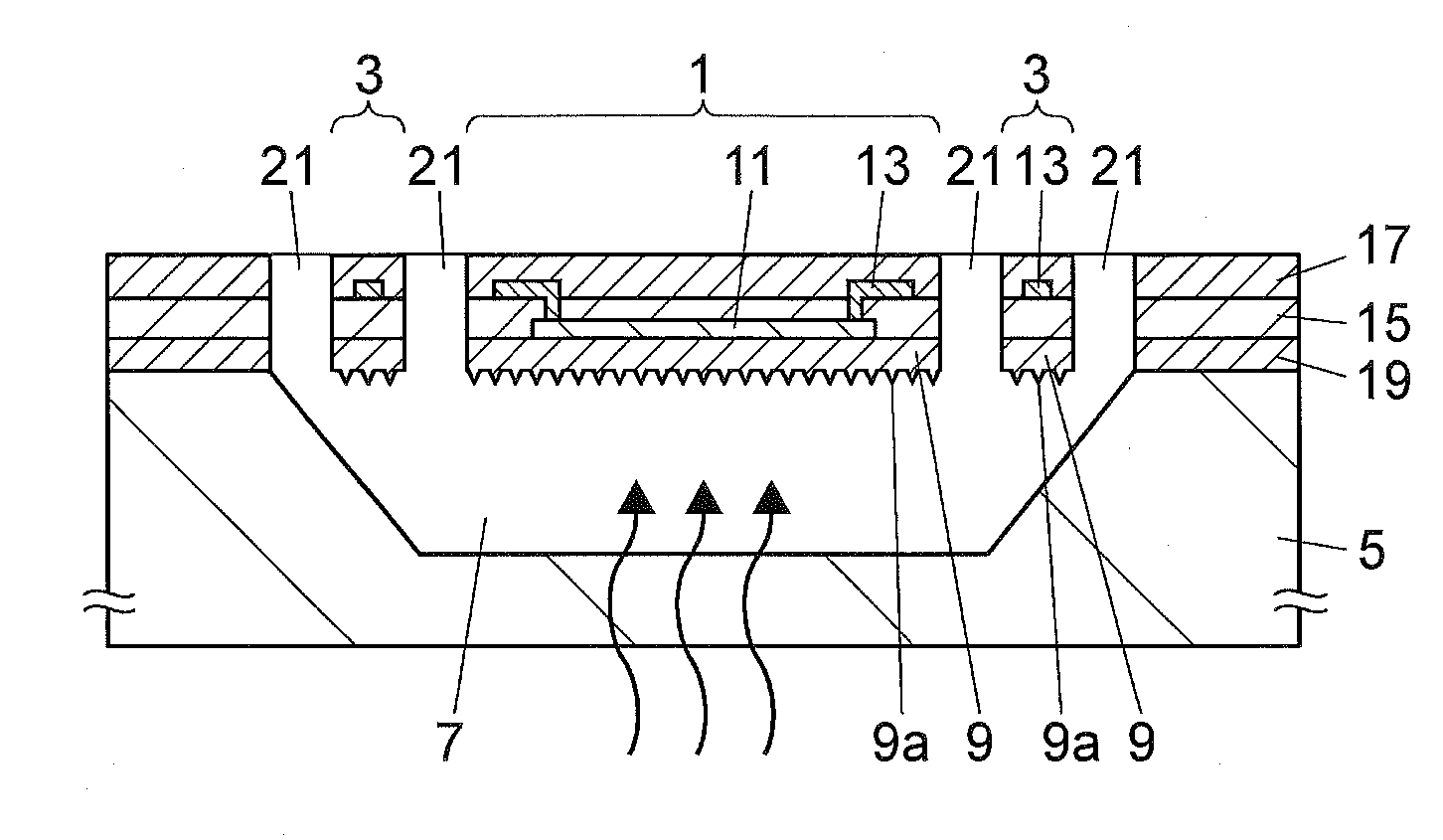 Thermal infrared sensor and manufacturing method thereof