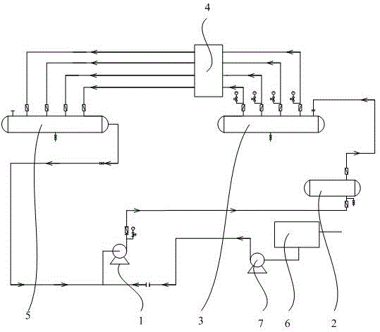 Super-molecular care agent, heating circulating water zero discharge system and use method