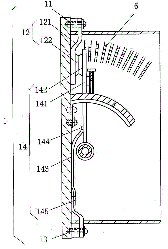 Sliding switching device for pre-checking short-circuit in main wiring of low-voltage circuit breaker