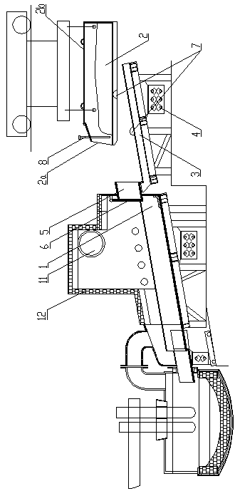 Quick feeding device for feeding waste steel into electric furnace and feeding method thereof