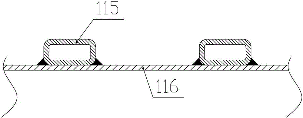 Underground box type pipe gallery of steel-concrete mixed type structure and production method thereof