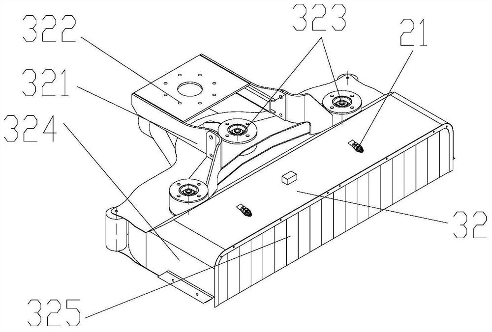 Hedge trimming device and control method