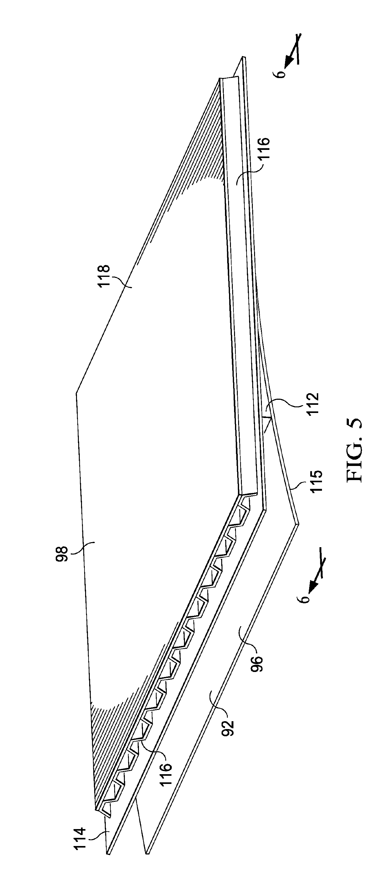 Softening strip for controlling stress in joints at very low temperatures