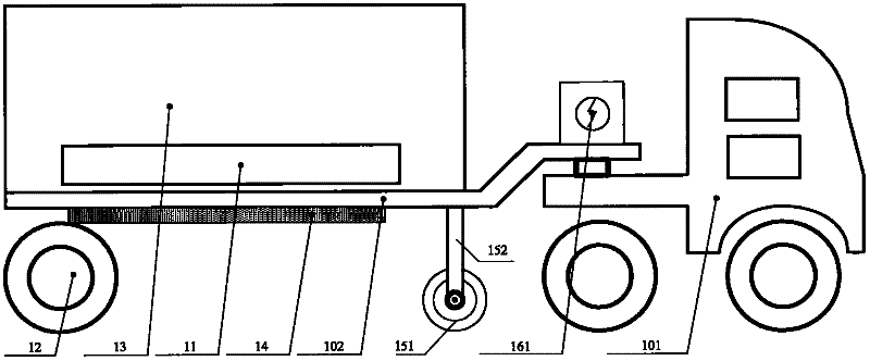 Laser dynamic deflection survey vehicle