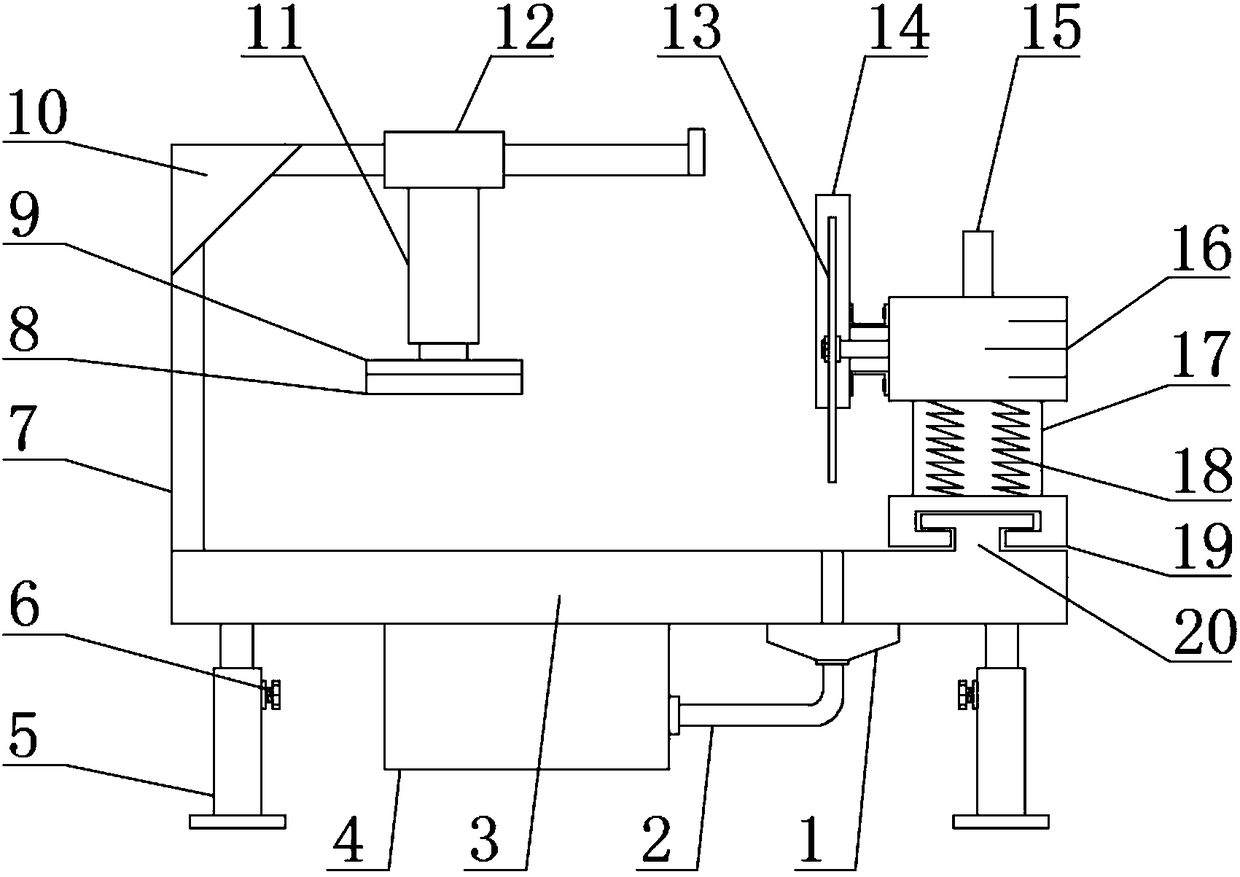 Wood board cutting machine having fixing function