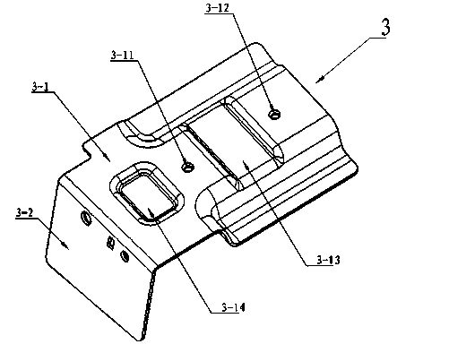 Installation structure of automobile airbag controller