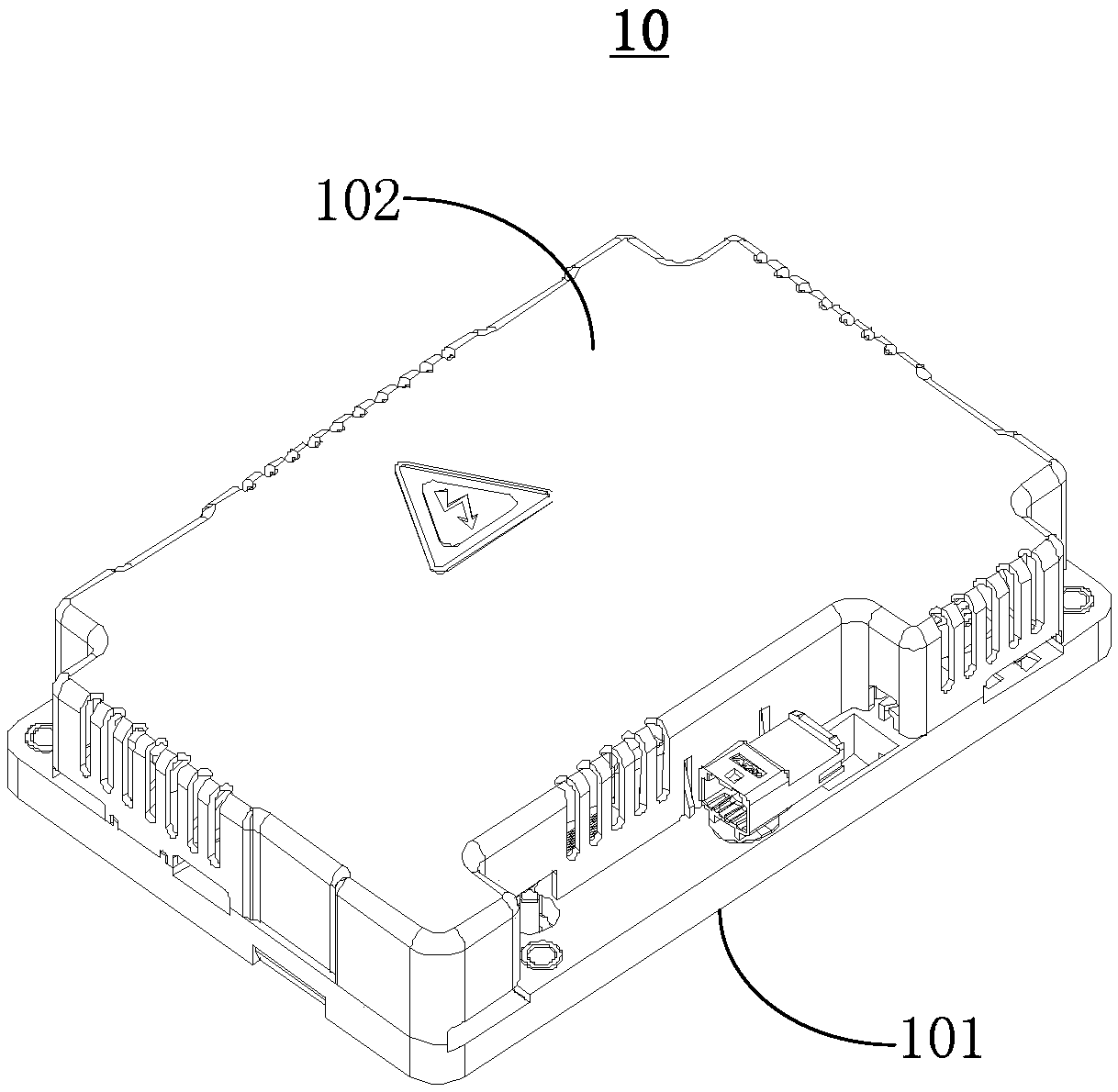 Electric control module and system for electric vehicle