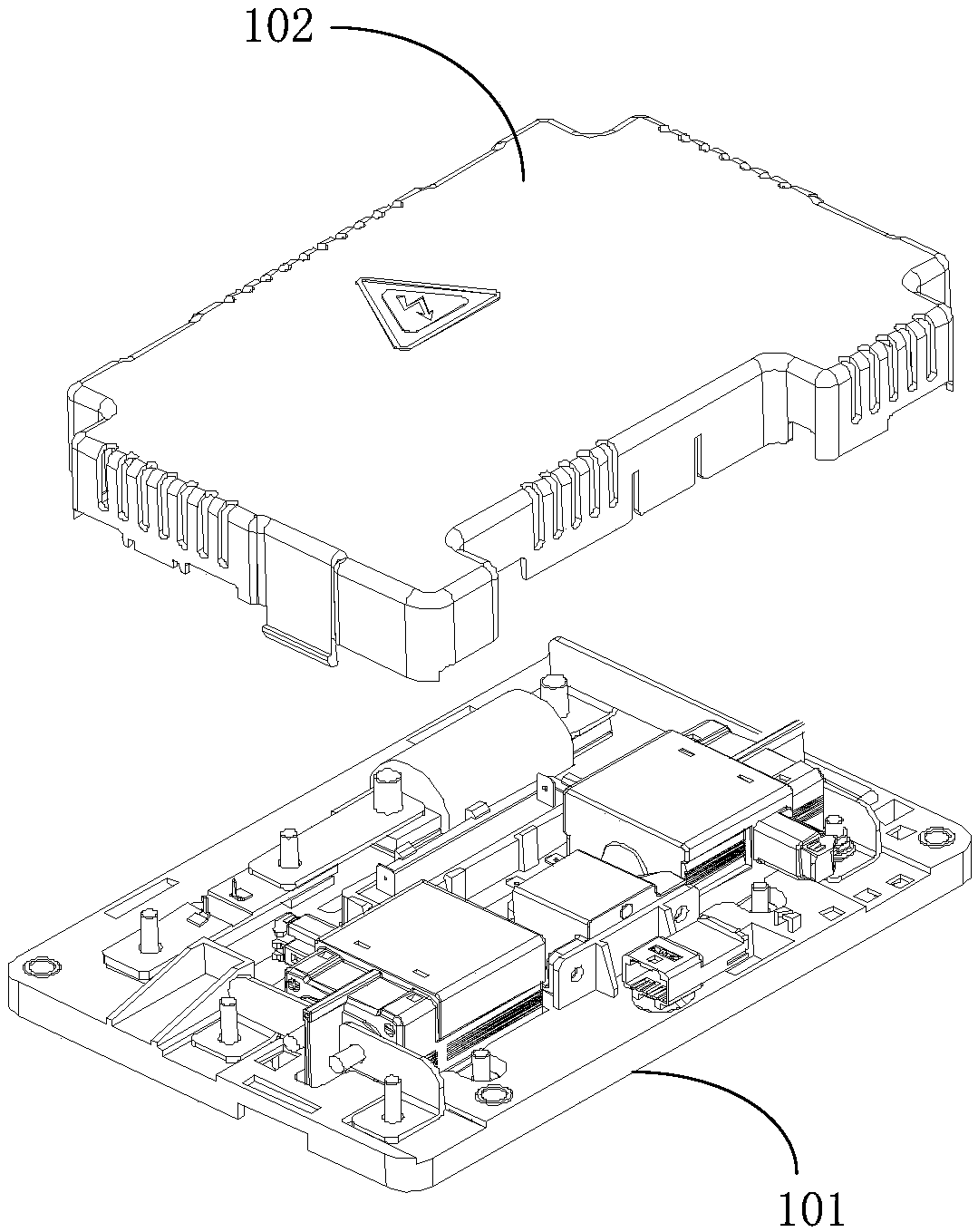 Electric control module and system for electric vehicle