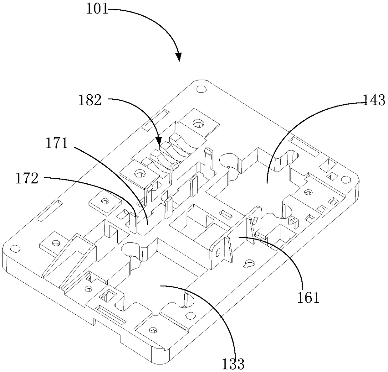 Electric control module and system for electric vehicle