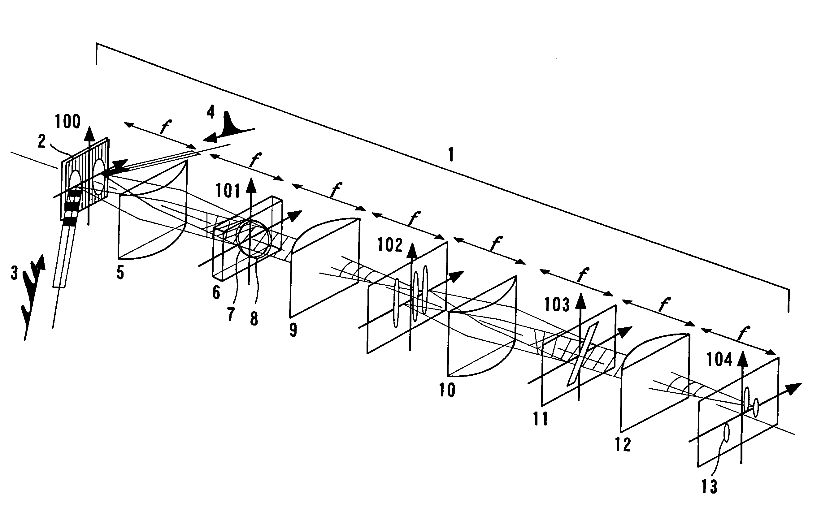 Method for extra-high speed transformation of time signal into two-dimensional space signal